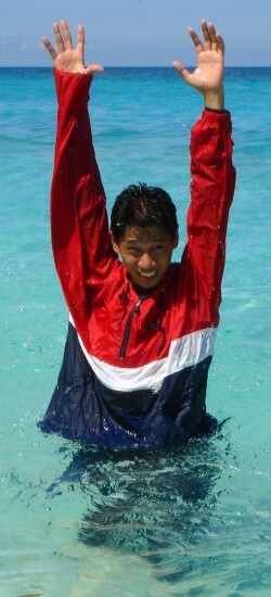 sun anorak swimming