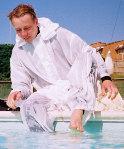 white snowsuit anorak