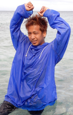 cagoule blue long lake test
