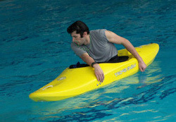 pool rowing capsize