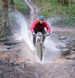 cycling through water