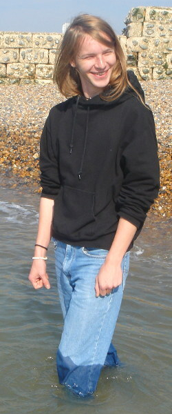 Swimming in a wet cotton hoodie