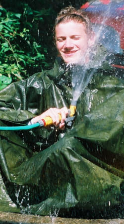 poncho british army green water test