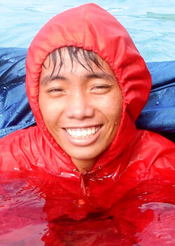 poncho hiking cape walk swim in lake