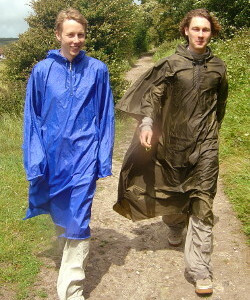 poncho hiking cape walk