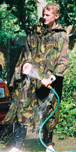 Dutch army camo poncho