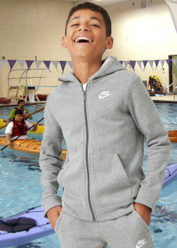 paddling clothes in the pool