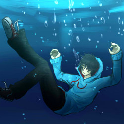 Free! Movie watersports hoodie in pool
