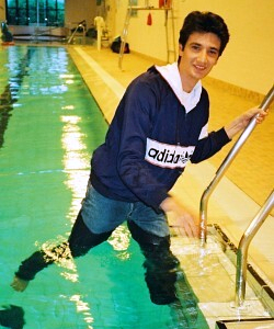 pool swim hoodie