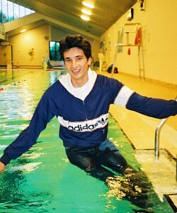 pool hoodie swimming lesson