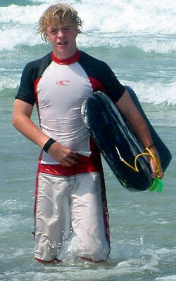 Surfing T-Shirt and Shorts